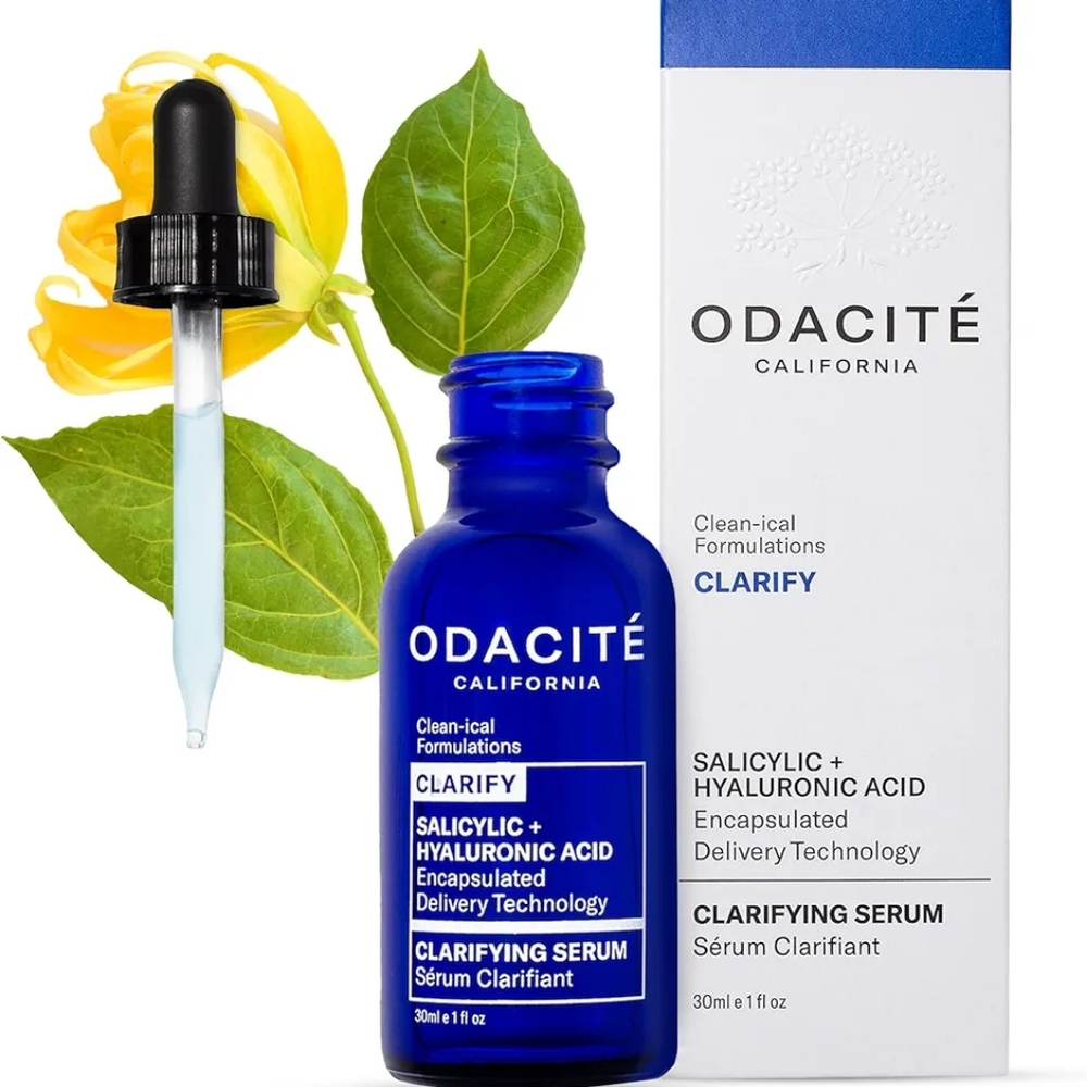 Odacite Clarifying Salicylic & Hyaluronic Acid Facial Serum for Acne - Acne-Pron